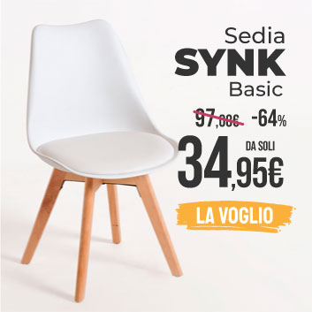 Con questa offerta per l'estate non potrai resistere: Sedia Synk Basic